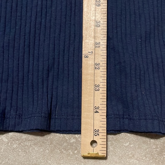 XXL WILD FABLE BLUE Ribbed DRESS - Picture 4 of 7